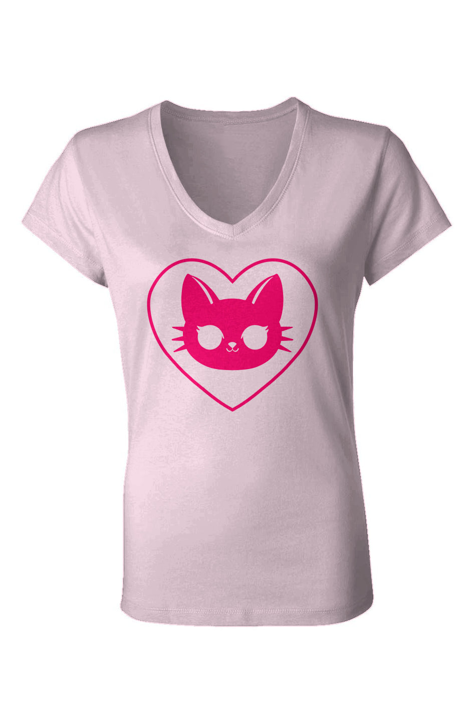 Ghost Kitty V-Neck