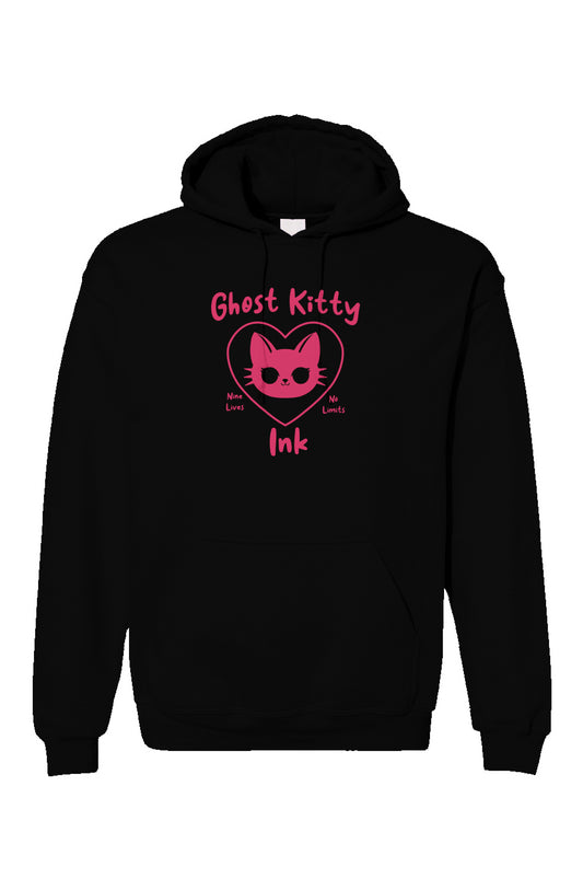 Nine Lives No Limits Ghost Kitty Ink Hoodie