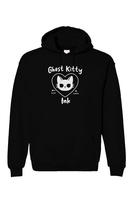 Nine Lives No Limits Ghost Kitty Ink Hoodie
