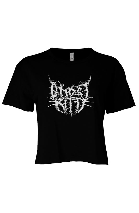 Ghost Kitty Crop T